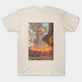 Legend of King Hiram Casting the Molten Sea T-Shirt